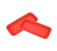 EPIGEIST 2 pièces Lot de Plateaux Rectangulaires Réutilisables pour Plantes Soucoupes Antidérapantes pour Pots Intérieur et Extérieur Supports Durables pour Arrosage des Plantes Pot