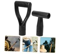 EPIGEIST 2 pièces Manche de Pelle Ergonomique Poignée de Bêche Remplacement Léger pour Jardinage Creusage Agriculture Portable