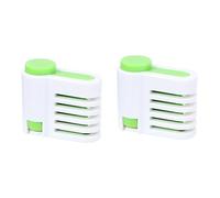 EPIGEIST 2 pièces Manuel Couches Trancheur Gâteau Outil Pâtisserie DIY Abs Alimentaire Trancheuse Toast et Légère et Compacte Accessoire Cuisine Vert