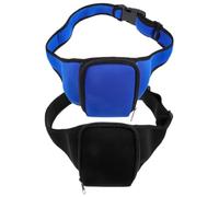 EPIGEIST 2 pièces Microphone Waist Pack Réglable avec Poche Protectrice pour Fitness Yoga Course Porte Micro Portable pour Ceinture Émetteur Sac Pratique pour Entraîneur Sportif