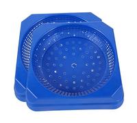 EPIGEIST 2 pièces Nid Plastique Carré pour Pigeons et Petits Oiseaux Bol Élevage Respirant avec Stable et Facile à Nettoyer Adapté Ponte et Incubation Lot