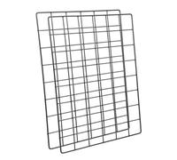 EPIGEIST 2 pièces Panneau Grille Métallique pour Décoration Murale Photo Style Support Cadre Photo Mural Artistique pour Salon Chambre Bureau