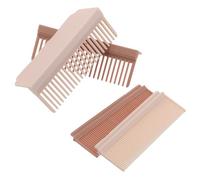 EPIGEIST 2 Pièces Peigne Clip Carbon Fibre Chaleur pour Lisseur Cheveux Brosse Petite Accessoire et Compact pour Coiffage et Lissage Professionnel