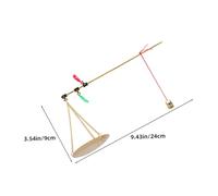 EPIGEIST 2 Pièces Scale Portable Traditional Handheld Gram Scale For Chinese Medicine Herbs Tea Jewelry Dried Fruits Meal Prep