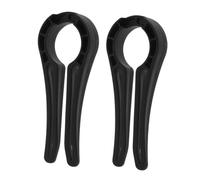 EPIGEIST 2 pièces Sécurité Garçon Fille Bouton Cuisinière Verrou Gaz Four Protection Garçon Fille Prévention Allumage Accidentel Facile Installation sans Outil Noir