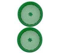 EPIGEIST 2 pièces Tamis de Jardin Ø16cm Plastique Vert pour Tamiser Terre Compost et Sable Filtrage des Pierres et Particules Outil et Multifonction pour Jardinage et Plantation de Plantes