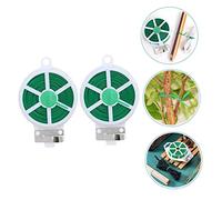EPIGEIST 2 Rouleaux Liens Multifonctions Verts avec Coupe Fil Intégré Liens Flexibles pour Fixation de Branches Câble de Jardinage et Polyvalent pour Plantes et Câbles