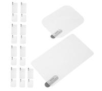 EPIGEIST 20 Pièces Autocollants Électrostatiques pour Pare Brise Pet Transparent Réutilisable Protection sans Adhésif pour Montage Voiture