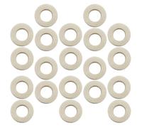 EPIGEIST 20 Pièces Lot de 20 Rondelles en Feutre pour Pistons de Trompette, Coussinets Universels 18 X 18 X 3 MM, Accessoires pour Trompettes, Trombones et Cornets, du Bruit et Protection