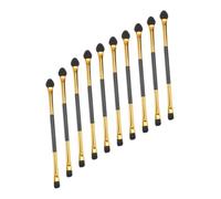 EPIGEIST 20 Pièces Pinceaux Maquillage Yeux Double Embout Brosses Ombres Paupières et Portables Applicateurs Fard Paupière Surface sans Irritation Outil Pratique pour Maquillage Délicat