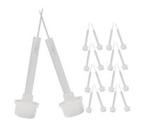 EPIGEIST 20 Pièces Pinceaux Vernis Ongles Remplacement Applicateurs Gel Manucure Brosse Liquide pour Distribution Uniforme Outil pour Artistes et Usage Prolongé