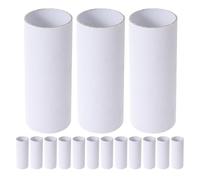 EPIGEIST 20 Pièces Tubes Carton Blanc pour DIY Rouleaux Papier Toilette Créatifs Cylindres Kraft Résistants pour Projets Artistiques et Loisirs Créatifs