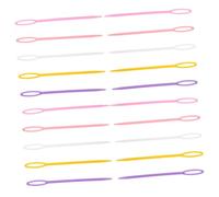 EPIGEIST 200 pièces Lot Aiguilles Plastiques Multicolores pour Tricoter et Coudre Aiguilles à Chas Faciles à Enfiler Kit Complet pour Travaux de Couture et Tricot Adapté Débutants et