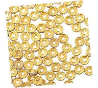 EPIGEIST 200 pièces Perles Intercalaires Rondes Alliage avec Strass pour Création de Bijoux DIY et Fabrication de Bracelets