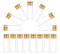 EPIGEIST 24 Pcs Flacons en Verre Vides 4ml Échantillons de Parfum et Huiles Essentielles Réutilisables Bocaux Transparent avec Bouchons pour Présents de Mariage et Utilisation en Détail