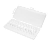 EPIGEIST 240 Pièces Capsules Ongles Amandes Transparentes Sans Trace Accessoires Manucure Décoratifs Réutilisables et Détachables pour Femme Patchs Ongles Artificiels Pleine Couverture