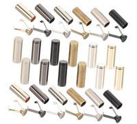 EPIGEIST 24pièces Embouts Lacets Métal Multi-couleurs Caps De Stopper Pour Cordons Et Cordonnet De Pantalon Compatible Avec Lacets Sangles Cordon De Sac Et Sécurisé