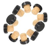 EPIGEIST 24pièces Lot de Bouchons Liège Vin pour Bouteilles Joints Étanchéité Pratiques Et Décoratifs Recharges Légères pour Domicile Et Restauration
