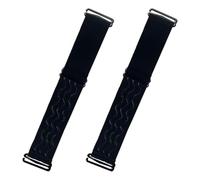 EPIGEIST 2pcs Bandeaux Élastiques Noirs pour Perruques Silicone Antidérapant, Réglables et Lavables, Confortables à Porter pour Fixation