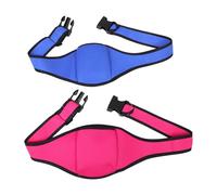 EPIGEIST 2pcs Pochette de Ceinture pour Microphone Fitness en Polyester Bleu, Réglable et Sécurisée, pour Instructeurs de Gym et Yoga