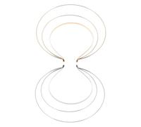 EPIGEIST 2pièces Bandeaux Ange Fil De Fer Accessoire De Déesse Pour Halloween Et Bal Serre-tête Soi-même