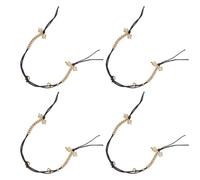 EPIGEIST 2pièces Compteur de Perles pour Doigts Laiton avec Chapelet Bouddhiste Portable pour Pratique la Pleine Conscience Comptage de Prières Lot de Compteurs de Perles