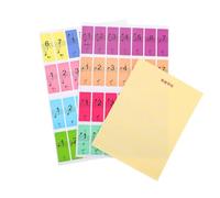 EPIGEIST 3 Feuilles Autocollants à clavier colorés autocollants de piano pour les touches de piano pour enfant s décalcomanies au clavier Stickers de note