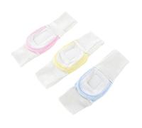 EPIGEIST 3 pièces Ceinture de Fixation pour Couches Garçon Fille Coton Ajustable et Élastique Bleu Jaune Rose Légère et Réutilisable pour Nourrissons Garçon Fille