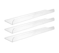 EPIGEIST 3 Pièces Lot de Étagères Flottantes Acrylique Transparentes Rangement Mural pour Salle de Bain Cuisine et Chambre Support Résistant pour Parfums et Maquillage Optimisation Espace