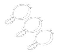 EPIGEIST 3 Pièces Mason Jar Wire Clamp Stainless Steel Sealed Buckle for Honey Jars and Glass Canning Containers Easy to Use Kitchen Storage Fastening Replacement