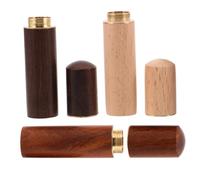 EPIGEIST 3 Pièces Porte Cure Dents Naturel Distributeur Portable et Minimaliste Étui de Poche Élégant pour Hommes et Femmes Rangement Pratique pour Cure Dents et Aiguilles