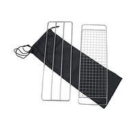 EPIGEIST 3 pièces Set Grille Barbecue Acier Inoxydable Anti- Grillage Cuisson Uniforme Rack Sécurisé pour Barbecue et pour Amateurs de Grillades Extérieur