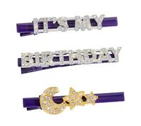 EPIGEIST 3 Pièces Star Hair Clips For Sparkly Rhinestone Glitter Barrettes For Birthday Party