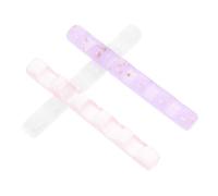 EPIGEIST 3 pièces Support Pinceaux Manucure Acrylique Transparent Rangement Stylos Nail Art pour Organisation Bureau et Atelier