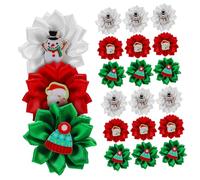 EPIGEIST 30 Pièces Accessoire de Noël pour Animaux Bandes Élastiques Fleurs pour Chiens et Chats Headwear Festif et Confortable pour Chiots Décoration Polyvalente pour Fêtes et Festivals