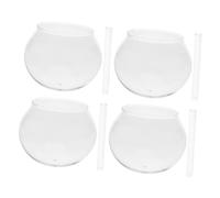 EPIGEIST 4 Ensembles Japanese Dome Wind Chimes Kit DIY Glass Wind Bells With Tubes For Outdoor Garden Balcony Patio Decoration Zen Style Carillon Vent Exterieur