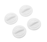 EPIGEIST 4 Pièces Bouchon de vidange congélateur Bouchon Universel de Drainage Trou de vidage en Plastique Stoppers en Plastique de Type vis Blanche