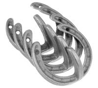 EPIGEIST 4 pièces Crochet Mural Fer Forme de Fer à Cheval Rétro Lot de Patère Robuste pour Vêtements et Clés Organiseur de Rangement Polyvalent pour Maison