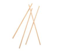 EPIGEIST 4 Pièces Mini Wood Strip Decorations Authentic Wood Grain Trim for Dollhouse DIY Creative Building Accessories