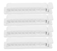 EPIGEIST 4 pièces Organisateur de Câbles Adhésif Clips Support Câble Mural sans Perçage Gestion des Fils pour Bureau et Maison Blanc