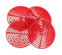 EPIGEIST 4 pièces Plaque de Distribution Eau pour Aquarium Grille de Filtration Égale avec Anneau Anti-Vibration Accessoire de Filtre et Séparateur pour Répartition Uniforme du Flux et