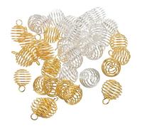 EPIGEIST 40pièces Breloques Connecteurs Pour Bijoux Pendentifs Décoratifs Breloques Diy Accessoires Fabrication Bijoux Bracelets Boules Ressort