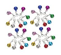 EPIGEIST 45 Pièces Pet Bell Pendants Set Lightweight Small Metal Bells For Cat Dog Collars DIY Decorative Keychain Accessories With Charming Cartoon Designs