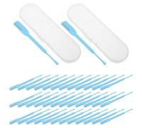 EPIGEIST 48 Pièces Coupe-Poils Nasaux Manuel Double Tête Bleu 48 Pièces - Tondeuse Rotative 360° sans Pile, Dissolvant de Cérumen Portable et Nettoyeur D’Oreilles, Kit Hygiène Personnelle