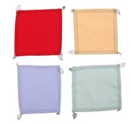 EPIGEIST 4pièces Couvre-Verres à Vin Tissu Respirant Protection La Poussière Légères Et Portables pour Pique- Et Repas Plein Air