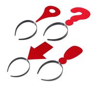 EPIGEIST 4pièces Serre-tête Flèche Créatif Coiffure Amusante Pour Femmes Serre-tête Pour Filles Fantaisie Carnaval Halloween Bandeaux Avec Points Interrogation
