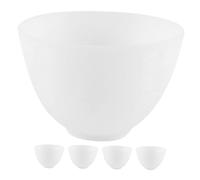 EPIGEIST 5 pièces Bol Silicone pour Masque Visage Bol de Mélange DIY Souple et Stable Accessoire Pratique pour Préparation de Soins Faciaux Moyenne Adaptée Au Mélange des Ingrédients