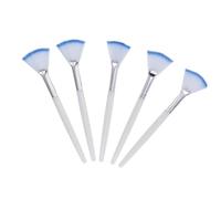 EPIGEIST 5 pièces Brosse Éventail Visage Souple pour Masque Facial Pinceau Fibres Légères pour Application Uniforme de Masque Boueux Accessoire Soin de Peau Quotidien et Professionnel