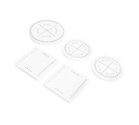 EPIGEIST 5 Pièces Disques de de Corde Rond et Carré Outils de Tricotage DIY pour Bracelets Macramé Fournitures