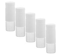 EPIGEIST 5 pièces Flacons Rechargeables Lotion Séparateurs Eau Huile pour Voyage Contenants Cosmétiques DIY Soins Peau et Cheveux